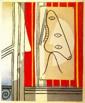  Picasso Tableau - Figure et profil 1928 cubisme Pablo Picasso